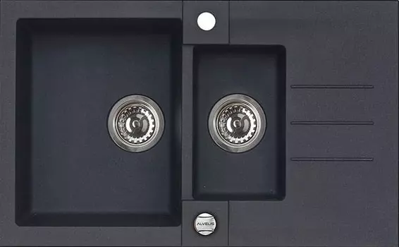 Мойка кухонная Alveus Rock Granital 70 carbon