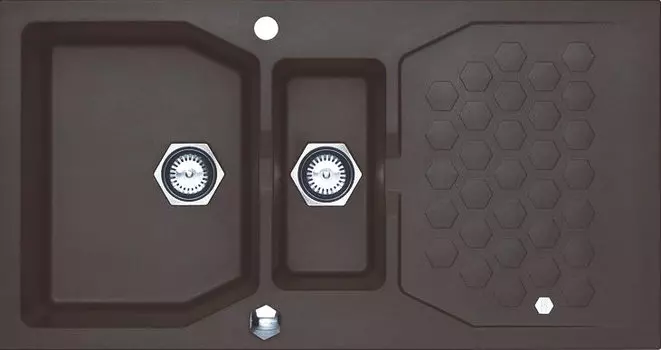 Мойка кухонная Alveus Sensual Granital 70 chocolate