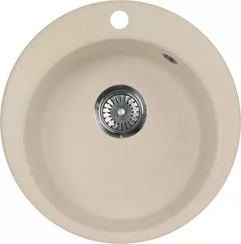 Мойка кухонная AquaGranitEx M-05 бежевая