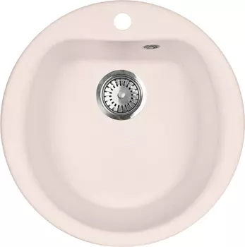 Мойка кухонная AquaGranitEx M-07 светло-розовая