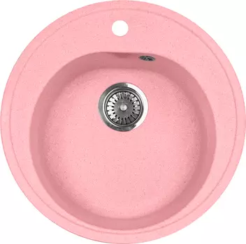 Мойка кухонная AquaGranitEx M-08 розовая