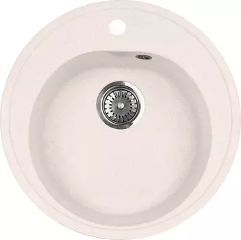 Мойка кухонная AquaGranitEx M-08 светло-розовая