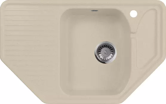 Мойка кухонная AquaGranitEx M-10 бежевая