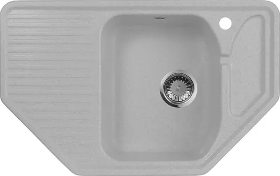 Мойка кухонная AquaGranitEx M-10 серая