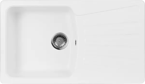 Мойка кухонная AquaGranitEx M-12 белая