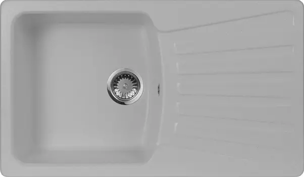 Мойка кухонная AquaGranitEx M-12 серая