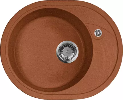 Мойка кухонная AquaGranitEx M-18l терракот