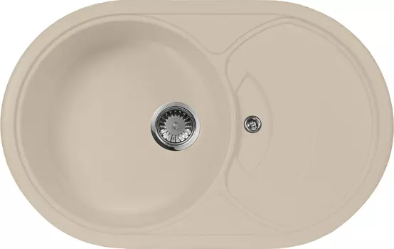 Мойка кухонная AquaGranitEx M-18s бежевая