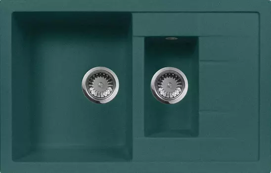 Мойка кухонная AquaGranitEx M-21k зеленая