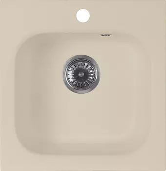 Мойка кухонная AquaGranitEx M-43 бежевая