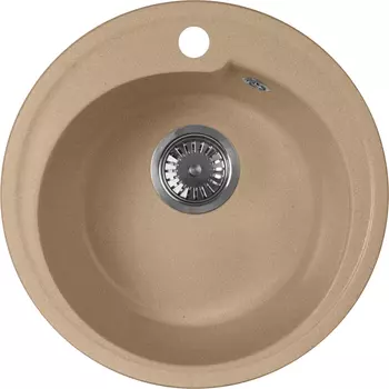 Мойка кухонная AquaGranitEx M-45 песочная
