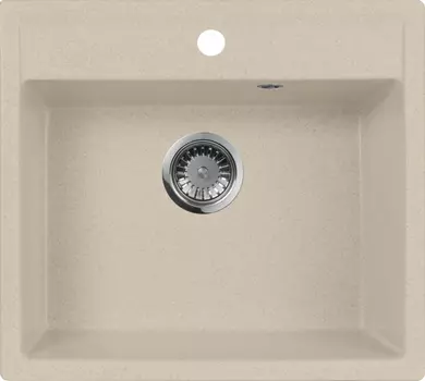 Мойка кухонная AquaGranitEx M-56 бежевая