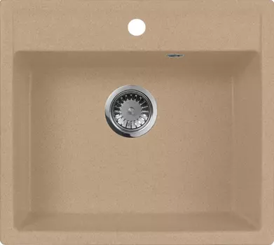 Мойка кухонная AquaGranitEx M-56 песочная