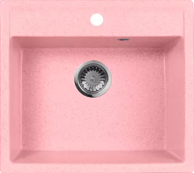 Мойка кухонная AquaGranitEx M-56 розовая