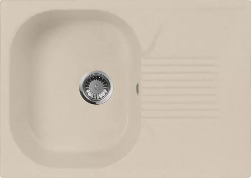 Мойка кухонная AquaGranitEx M-70 бежевая