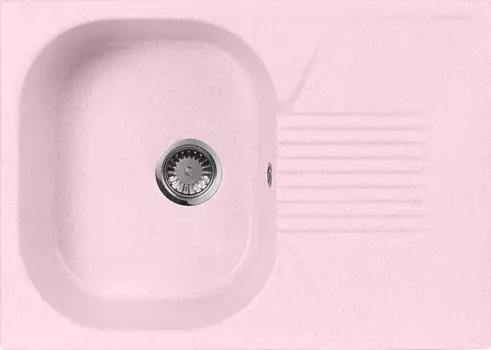 Мойка кухонная AquaGranitEx M-70 светло-розовая