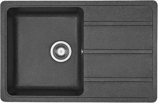 Мойка кухонная Aquaton Аманда графит