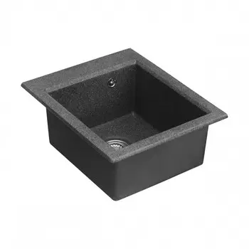 Мойка кухонная Aquaton Линеа 1A732932LW210 43х52 графит