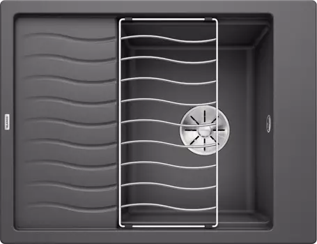 Мойка кухонная Blanco Elon 45S 524815 темная скала