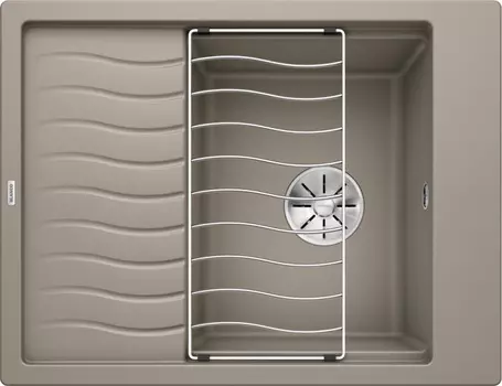 Мойка кухонная Blanco Elon 45S 524821 серый беж