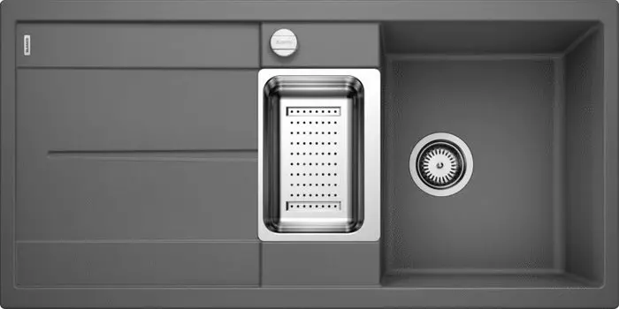 Мойка кухонная Blanco Metra 6S 518877 темная скала
