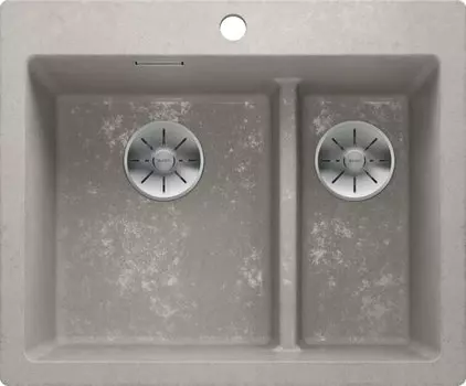 Мойка кухонная Blanco Pleon 6 Split стиль бетон