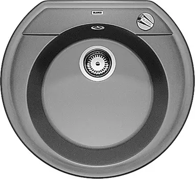 Мойка кухонная Blanco Rondoval 45 аллюметаллик