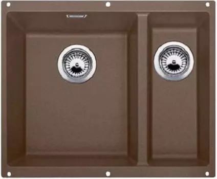 Мойка кухонная Blanco Rotan 340/160-U Silgranit кофе