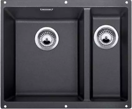 Мойка кухонная Blanco Rotan 340/160-U Silgranit антрацит