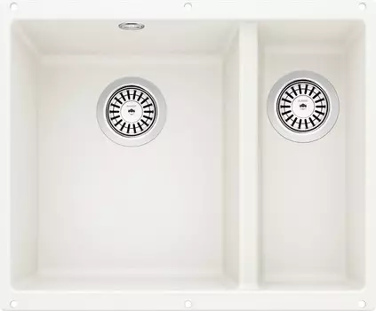 Мойка кухонная Blanco Rotan 340/160-U Silgranit белый
