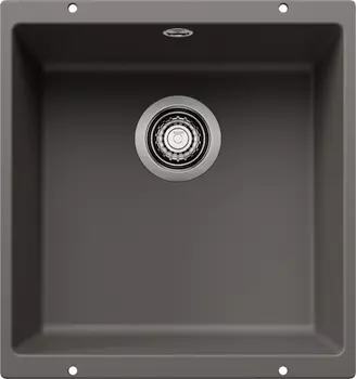 Мойка кухонная Blanco Rotan 400-U Silgranit вулканический серый