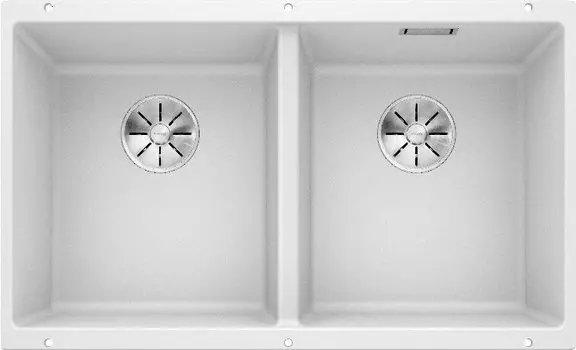 Мойка кухонная Blanco Subline 350/350-U белая