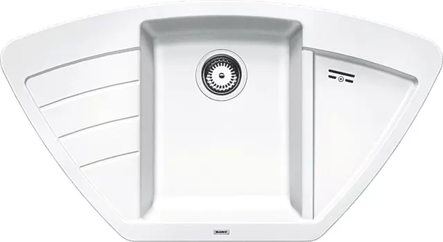 Мойка кухонная Blanco Zia 9 E белая