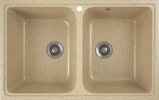Мойка кухонная Domaci Бьелла DMC-15-302 песочная