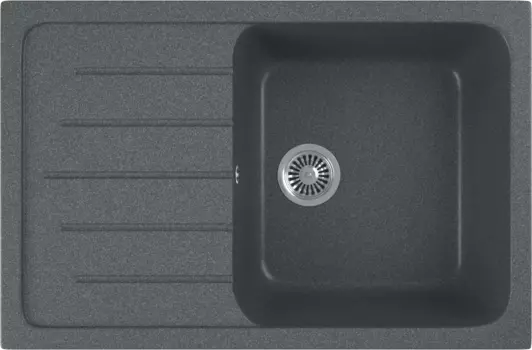 Мойка кухонная Domaci Бьелла DMC-76-343 антрацит