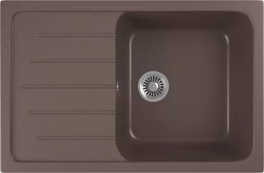 Мойка кухонная Domaci Бьелла DMC-76-345 шоколад