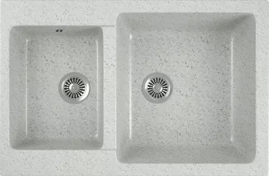 Мойка кухонная Domaci Бьелла DMC-76K серая