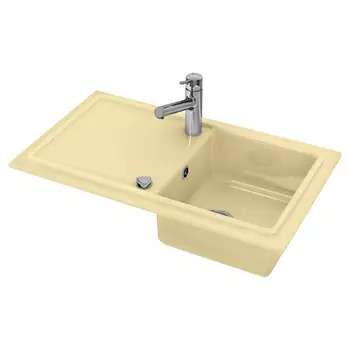 Мойка кухонная Duravit Cassia 86х51 бежевая