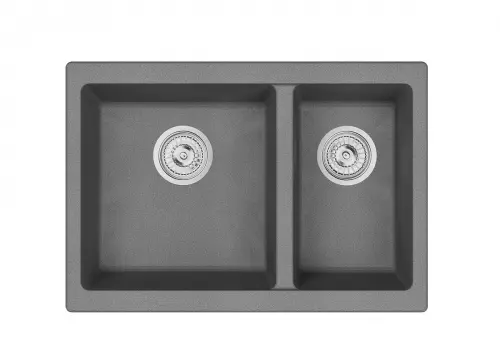 Мойка кухонная Emar Quartz EMQ-2665.PL антрацит
