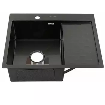 Мойка кухонная Fabia Profi 63503LG левая, графит