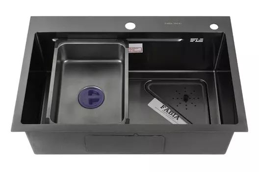 Мойка кухонная Fabia Profi 68453G графит