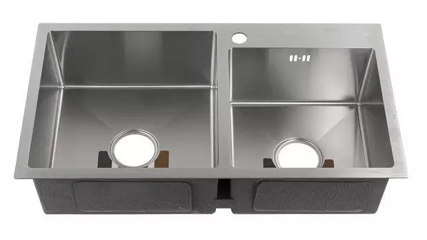 Мойка кухонная Fabia Profi 78433 двойная, сталь
