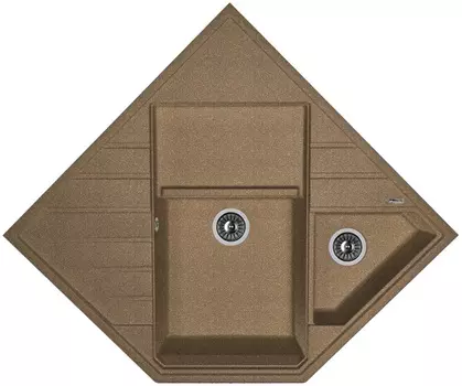 Мойка кухонная Florentina Бомбей, коричневый