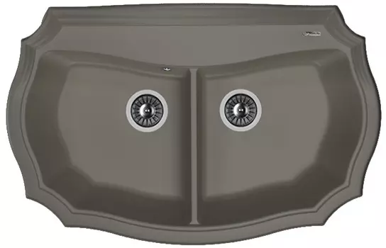 Мойка кухонная Florentina Эмилия 870, антрацит