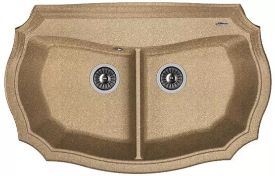 Мойка кухонная Florentina Эмилия 870, коричневый