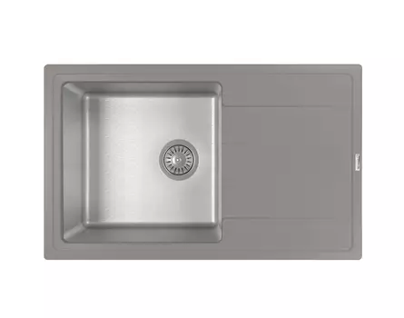 Мойка кухонная Florentina Комби 780 серый шелк