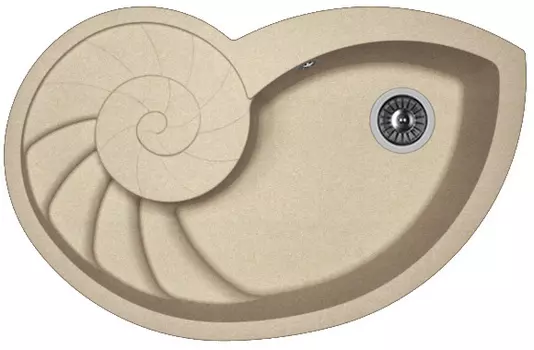Мойка кухонная Florentina Наутилус, песочный
