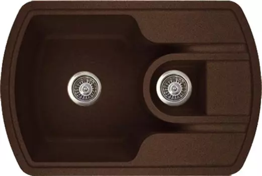 Мойка кухонная Florentina Нире 760К мокко