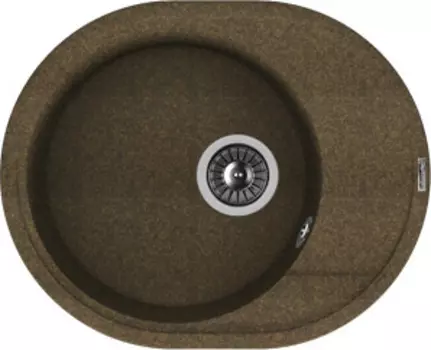 Мойка кухонная Florentina Родос 580 коричневый