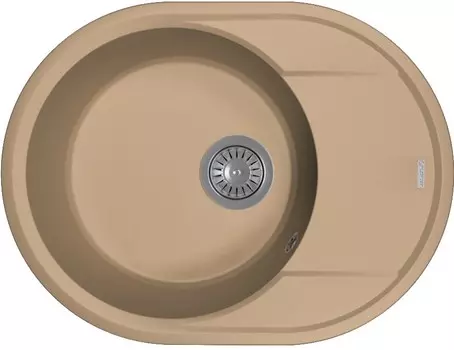 Мойка кухонная Flortek Дафна 620, капучино